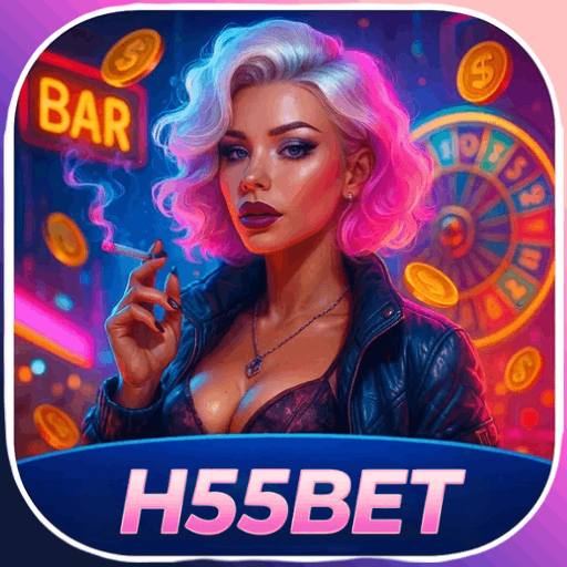 Imagem promocional da H55BET mostrando a plataforma e suas vantagens